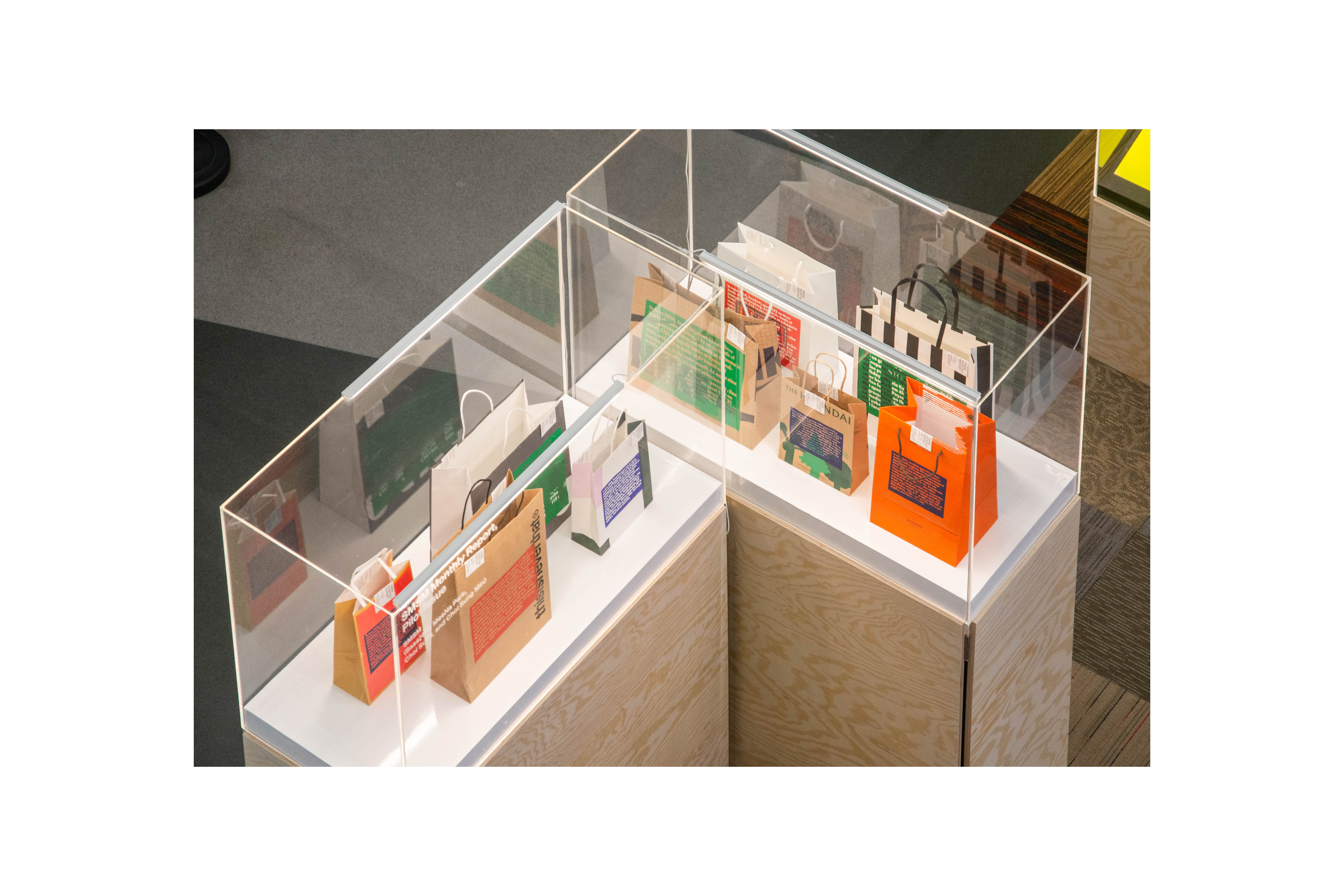 994 SHOP   How Do We Shop  (curation, work in image by SMSM), at Singapore Design Week 2024, with Hans Tan